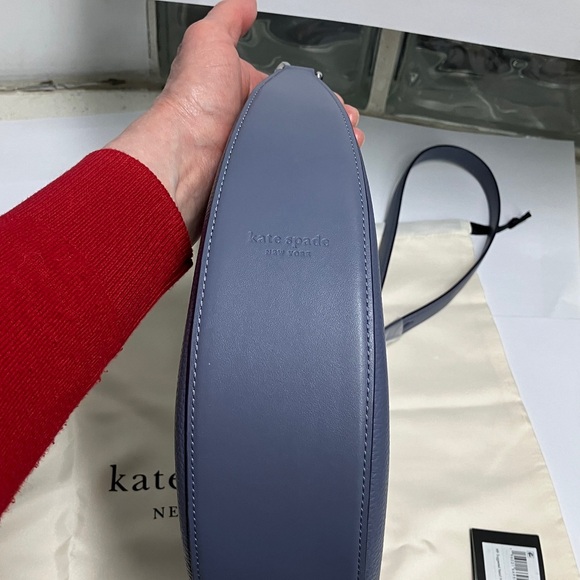 Kate Spade Duo MD pebble leather Shldr bag Cinder gre - Picture 7 of 12